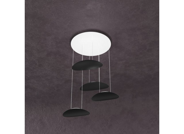 Top Light 1169 4 Luci Nero