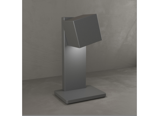 PLATE PORTATILE 1 LUCE GRIGIO ANTRACITE