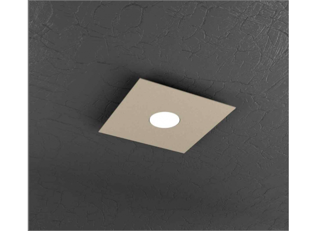 PLATE PLAFONIERA 1 LUCE SABBIA