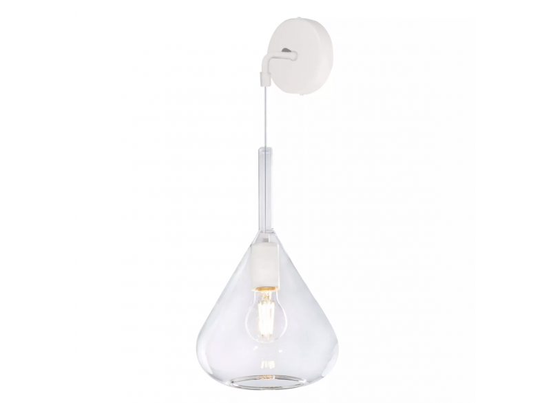 Kona Lampada da parete trasparente